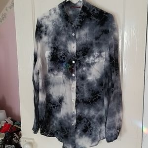Barbara lesser tie dye top